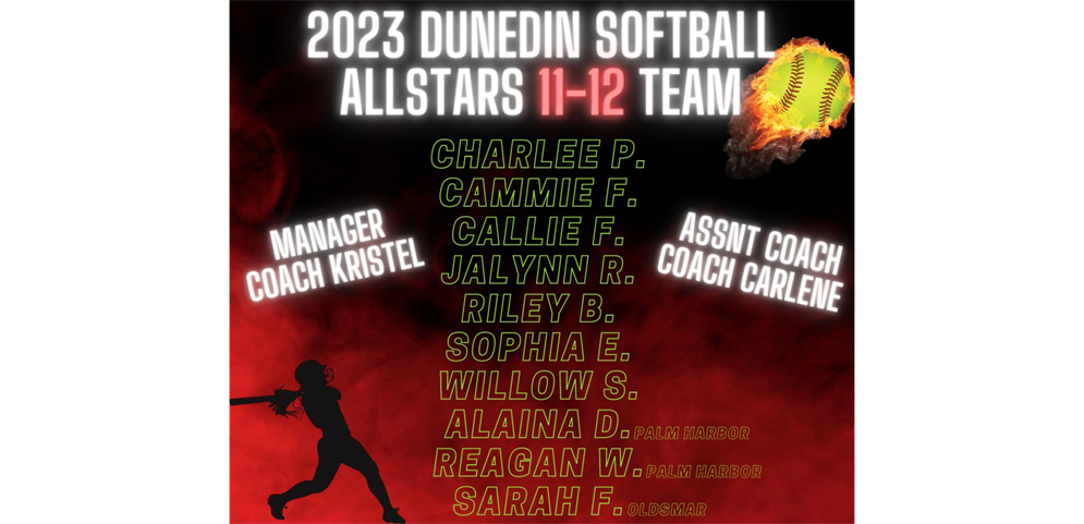 2023 Softball All-Stars 11-12
