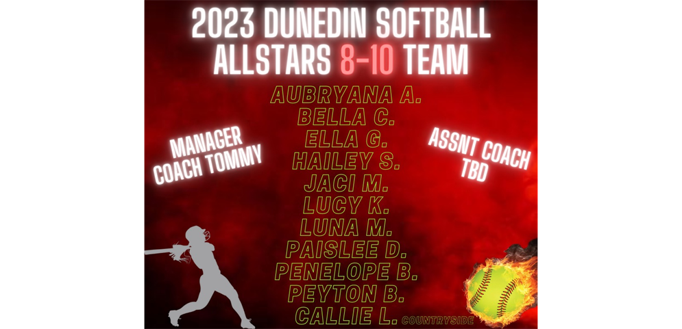 2023 Softball All-Stars 8-10