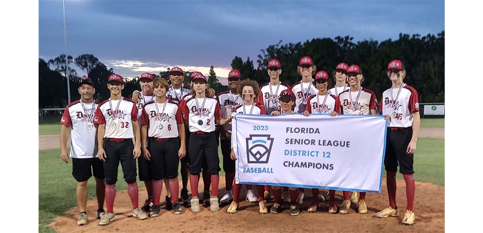 2023 Seniors Baseball D12 Champions!