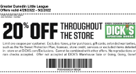 Dick's Sporting Goods Coupon